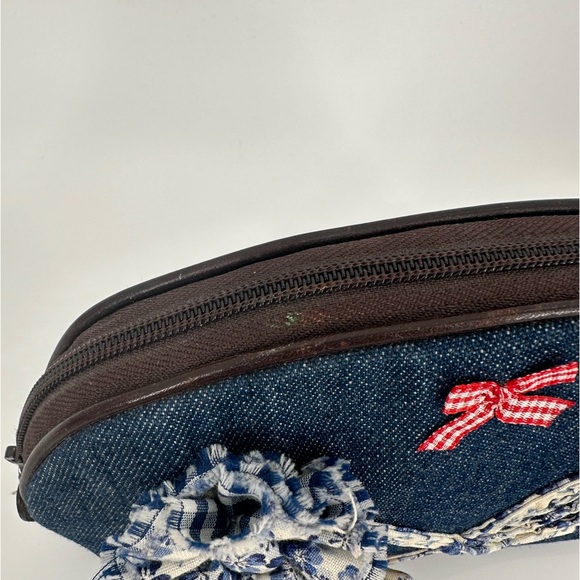 Vintage Brighton Denim Makeup Pouch - Picture 4 of 7